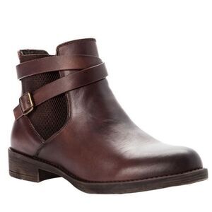 New Propet Tatum Leather Brown Boots Size 7